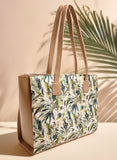 FLORA NAVY SIDE REXINE CANVAS - M107