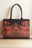 RED PATTERN CANVAS - M090