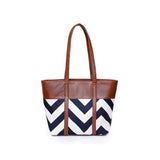 ZIGZAG SHOULDER - BLACK - M078