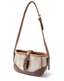 LEATHUTE CROSSBODY - BEIGE - M155