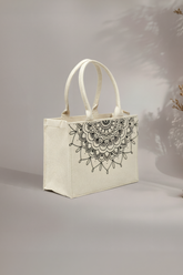 MANDALA FLORAL CANVAS - BEIGE - M071