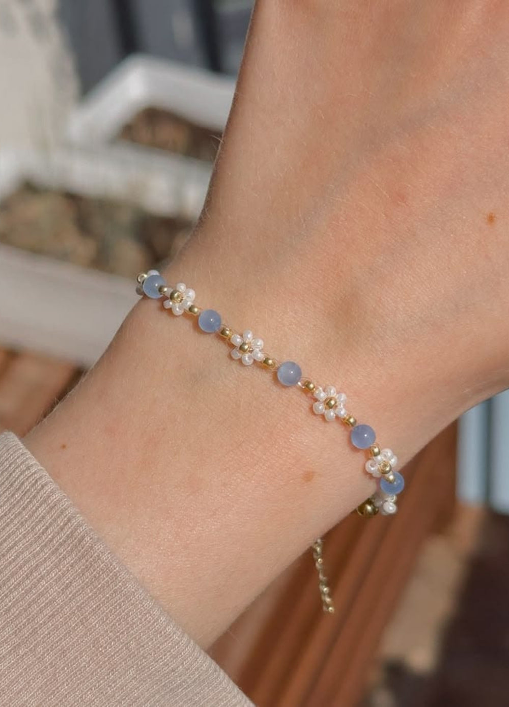 SAPPHIRE PEARL BRACELET - M190