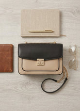 SHEIN SHOULDER - BLACK- M185