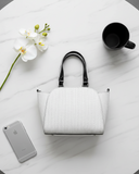 White Fairy Jute Handbag for Girls