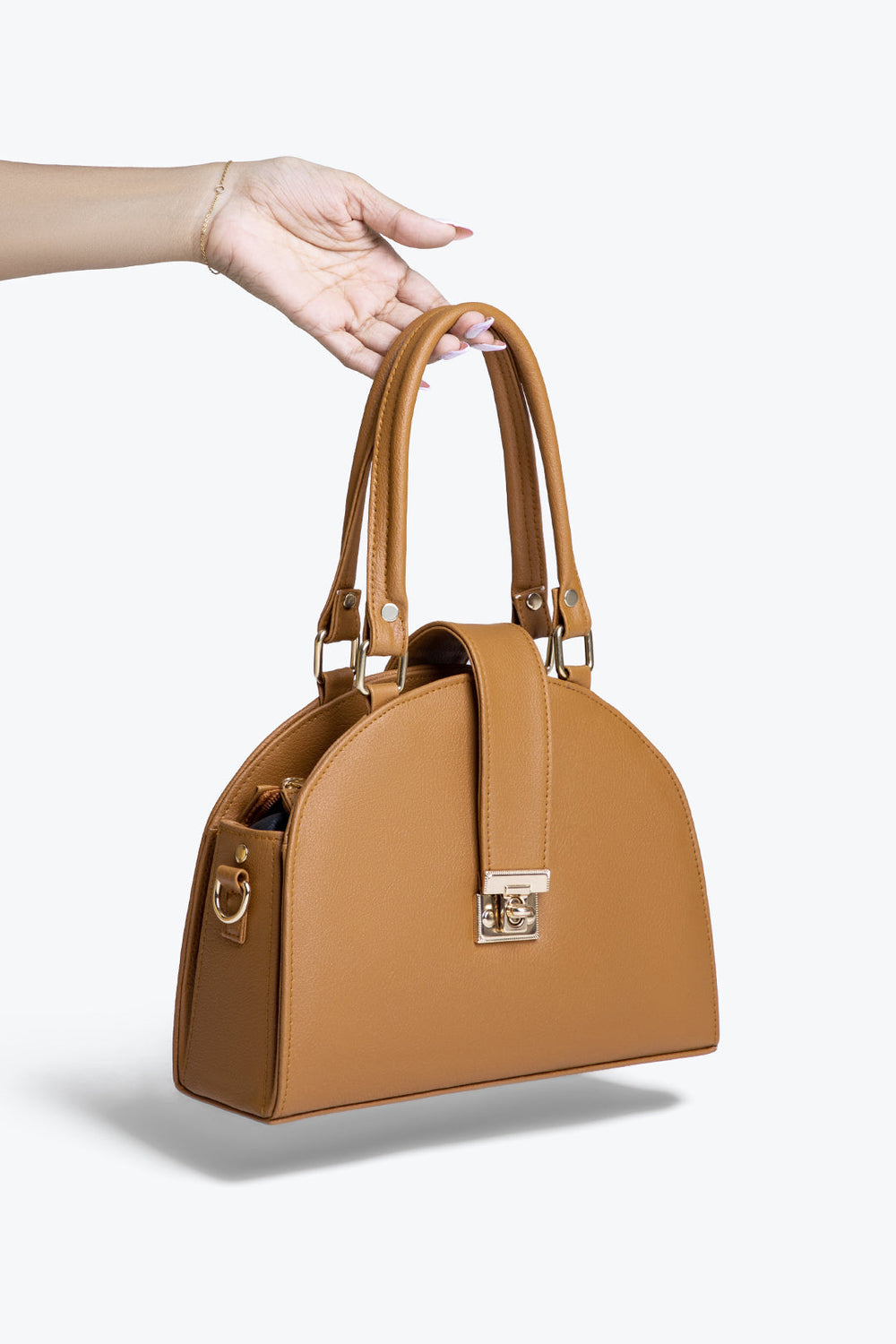 DOME SHAPED CROSSBODY - BRONZE - M047