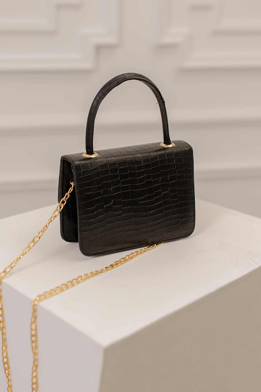 CROC CROSSBODY - BLACK - M029 WestStyle