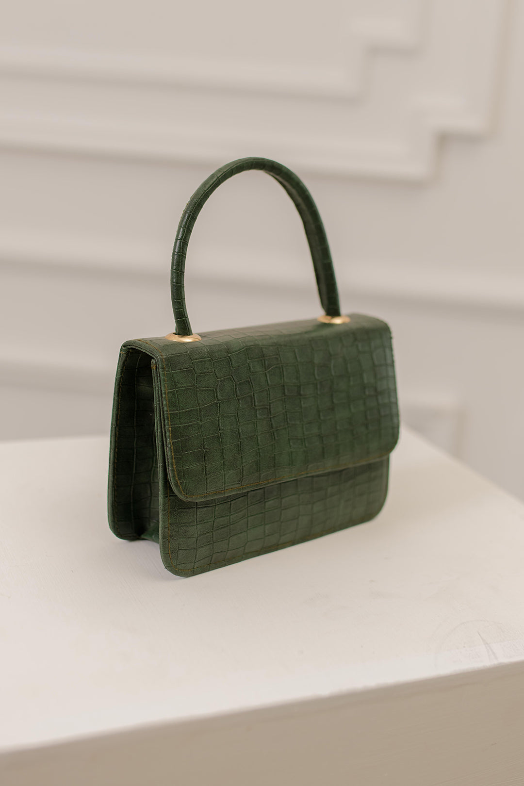 CROC CROSSBODY - MUSTARD - M029