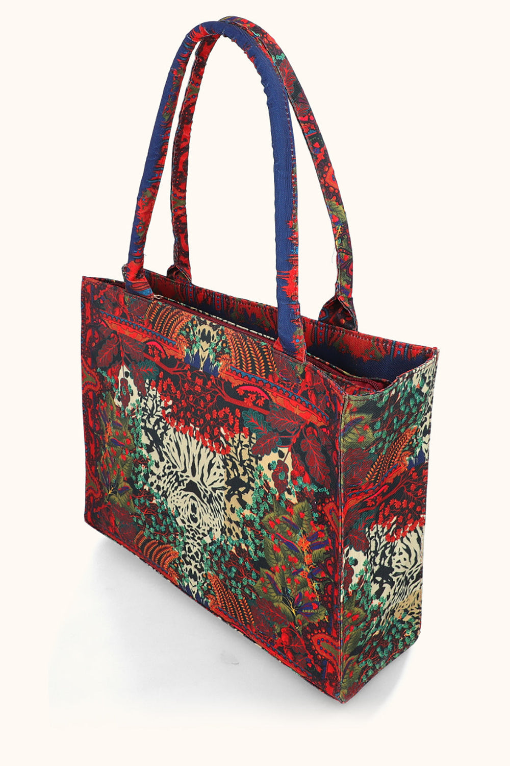 TIGER CANVAS TOTE - M032