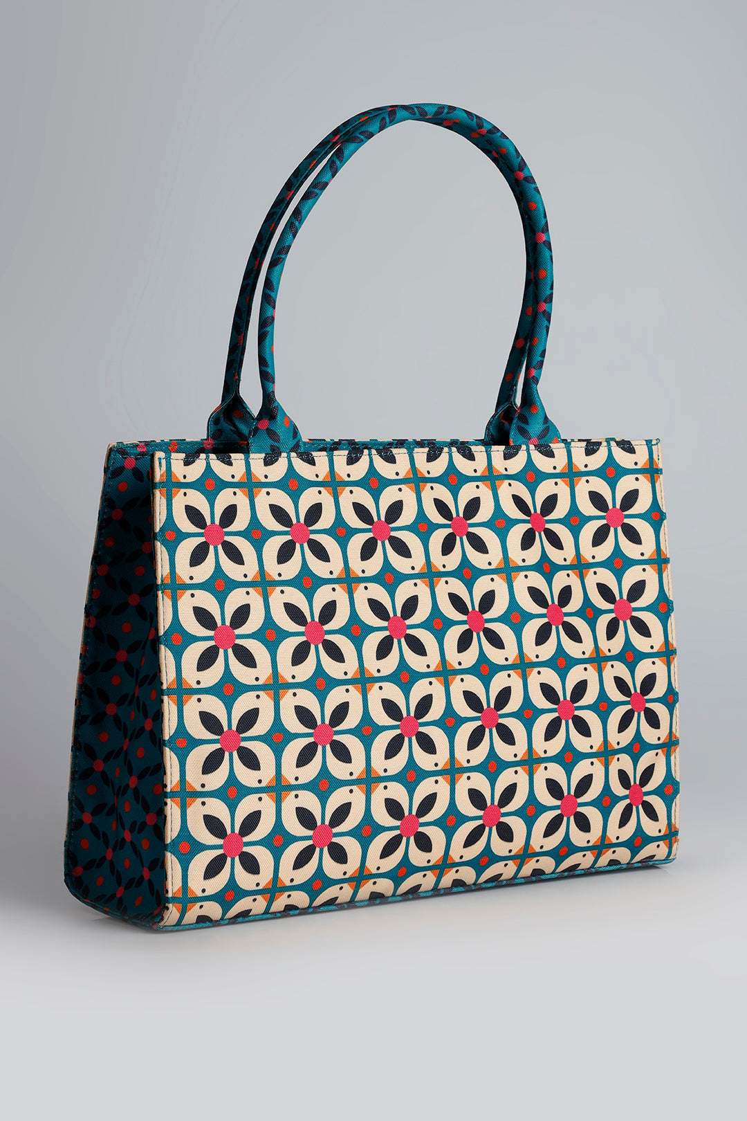 GEOMETRIC FLORAL CANVAS - M020
