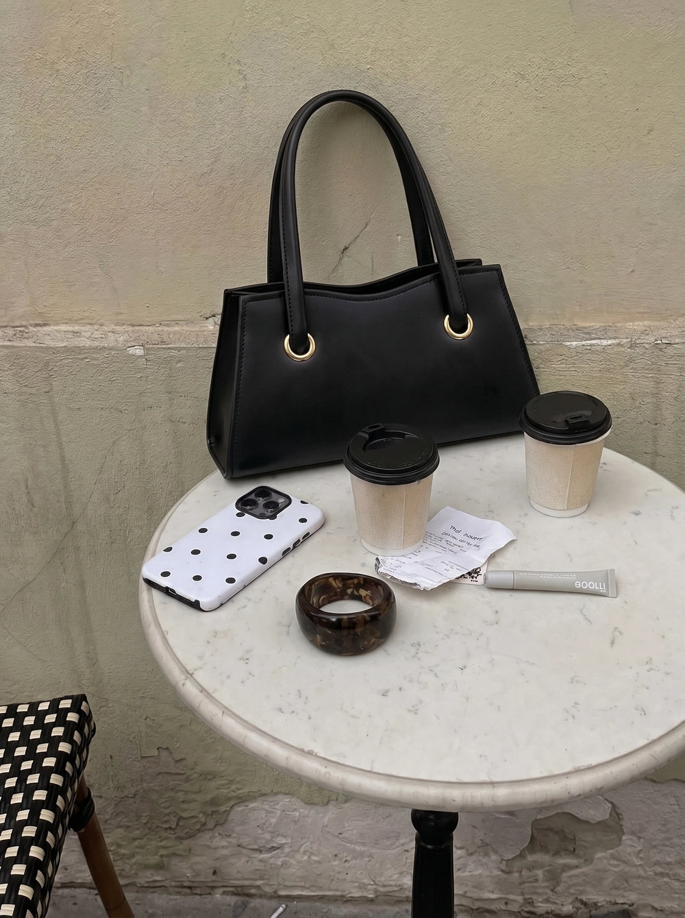 WestStyle Baul Ring black bag worn as crossbody compact trendy crossbody bag for girls Pakistan