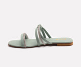 FLAT FOOTWEAR - CYAN - M126