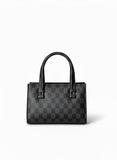 MINI CHECKERED HANDBAG - WHITE - M136