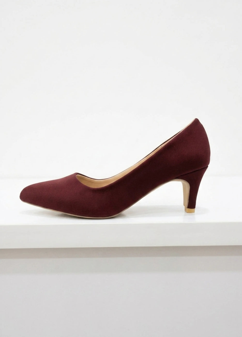 WOMEN'S GARNET COURT HEEL - MAROON - M199