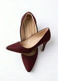 WOMEN'S GARNET COURT HEEL - MAROON - M199