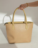 CROCODILE TOTE - BROWN - M142