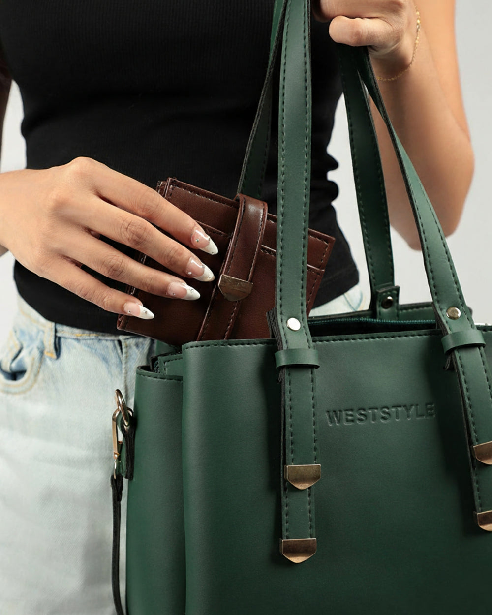 DELUXE CHAMP SHOULDER BAG - GREEN - M172