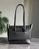 LONG STYLE SHOULDER BAG - BLACK - M163