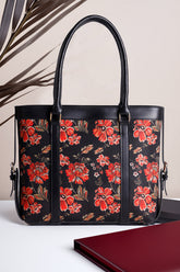 STRAP CANVAS BLUE LEAF - M144