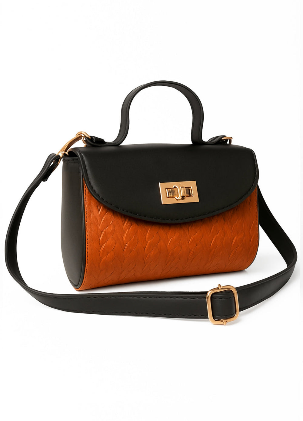 TOP HANDLE CROSSBODY - MUSTARD - M162