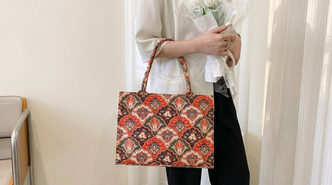 Durable Large Canvas Tote Bag for Women - Perfect Bags for Eastern Outfits - WestStyle