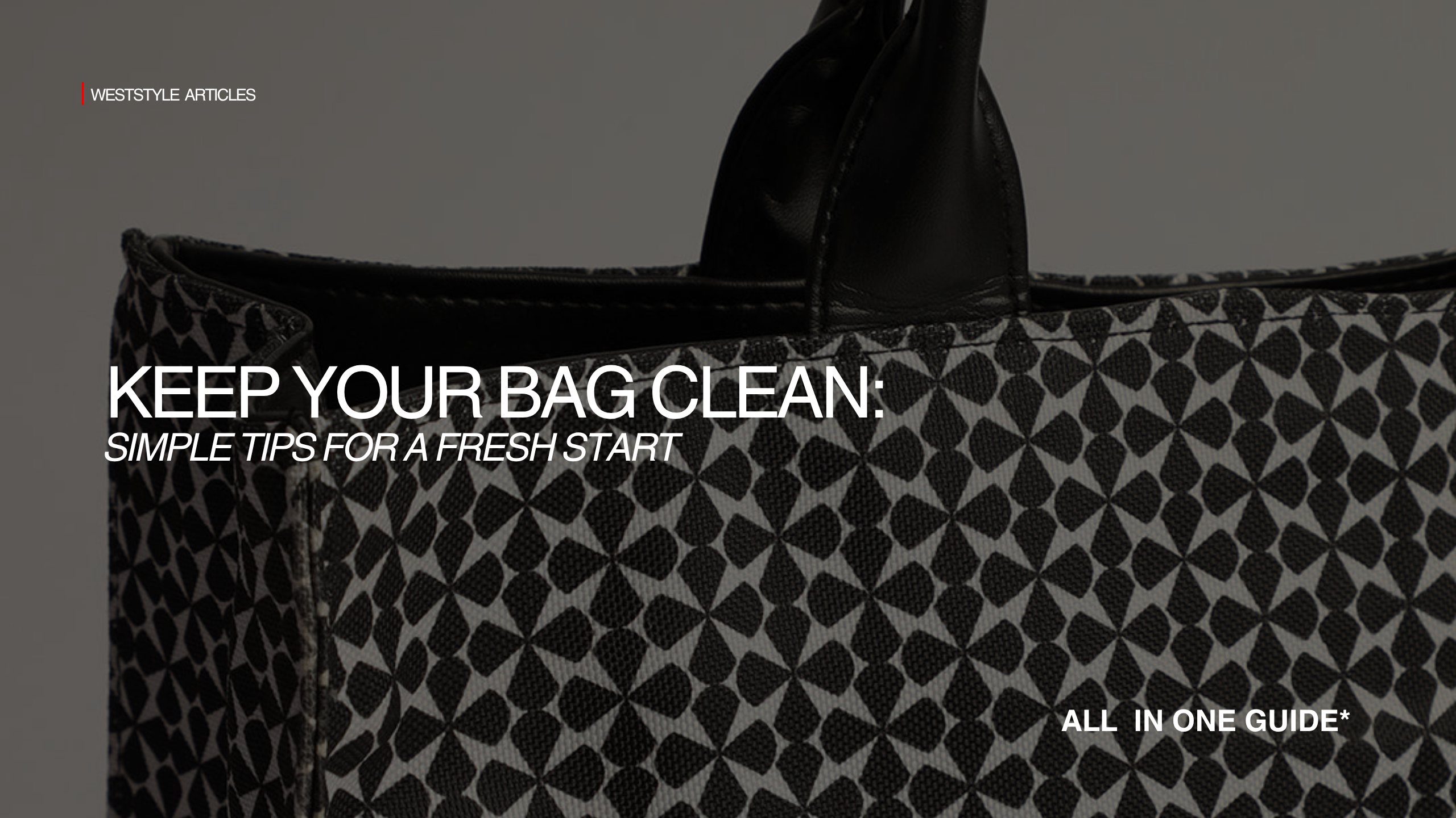 CLEAN YOUR BAG CLEAN