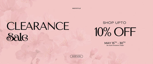 WestStyle Pink Clearance Sale Banner