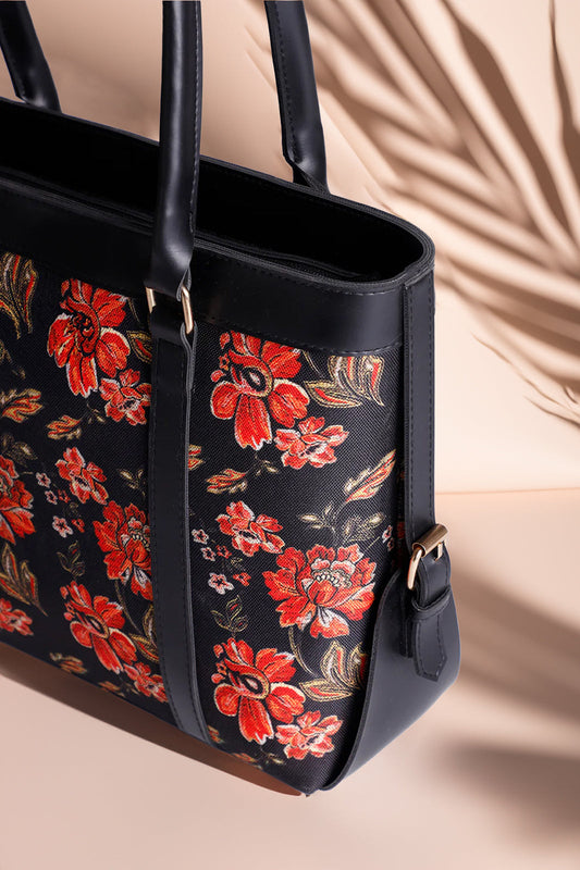 MAGENTA FLORAL CANVAS - M112