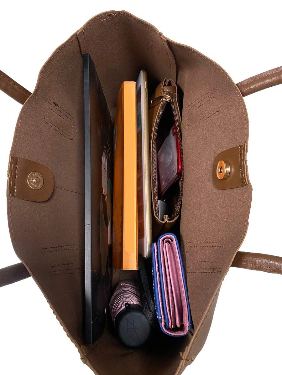 EVERYDAY TOTE BAG - BROWN - M025 WestStyle