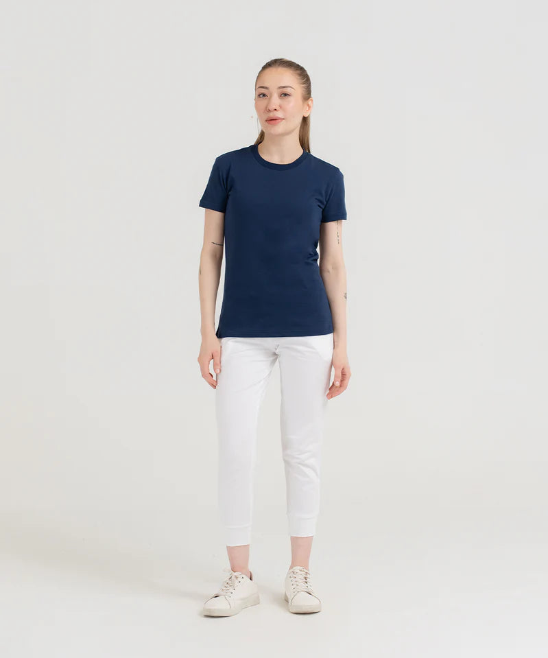 PLAIN TEE - NAVY BLUE - M043 
