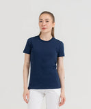 WOMEN PLAIN TEE - WHITE - M045 