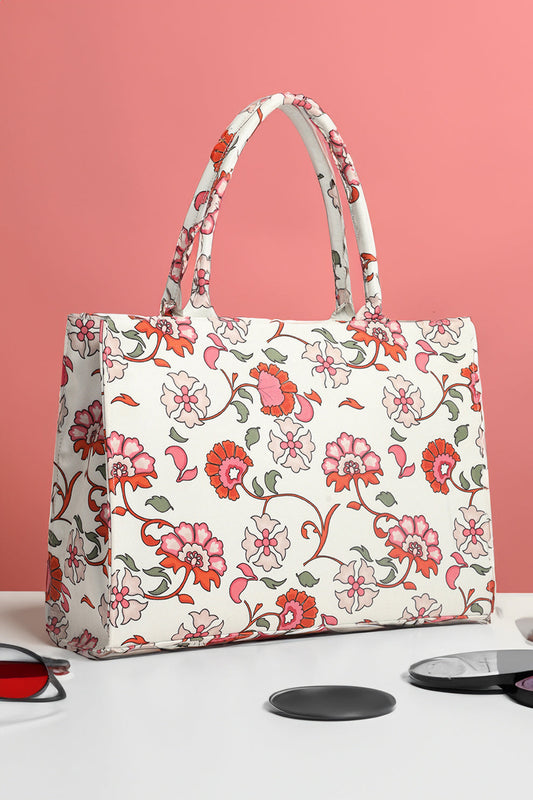 WHITE FLOWER CANVAS - M103