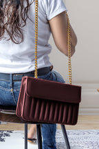 WANDERLITE SHOULDER BAG - MAROON - M036 WestStyle