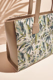FLORA NAVY SIDE REXINE CANVAS - M107 