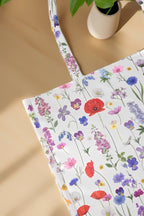 FLORAL WHITE CANVAS - M091