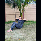 LOVE PRINTED SUIT - GREY - M057 WESTSTYLE