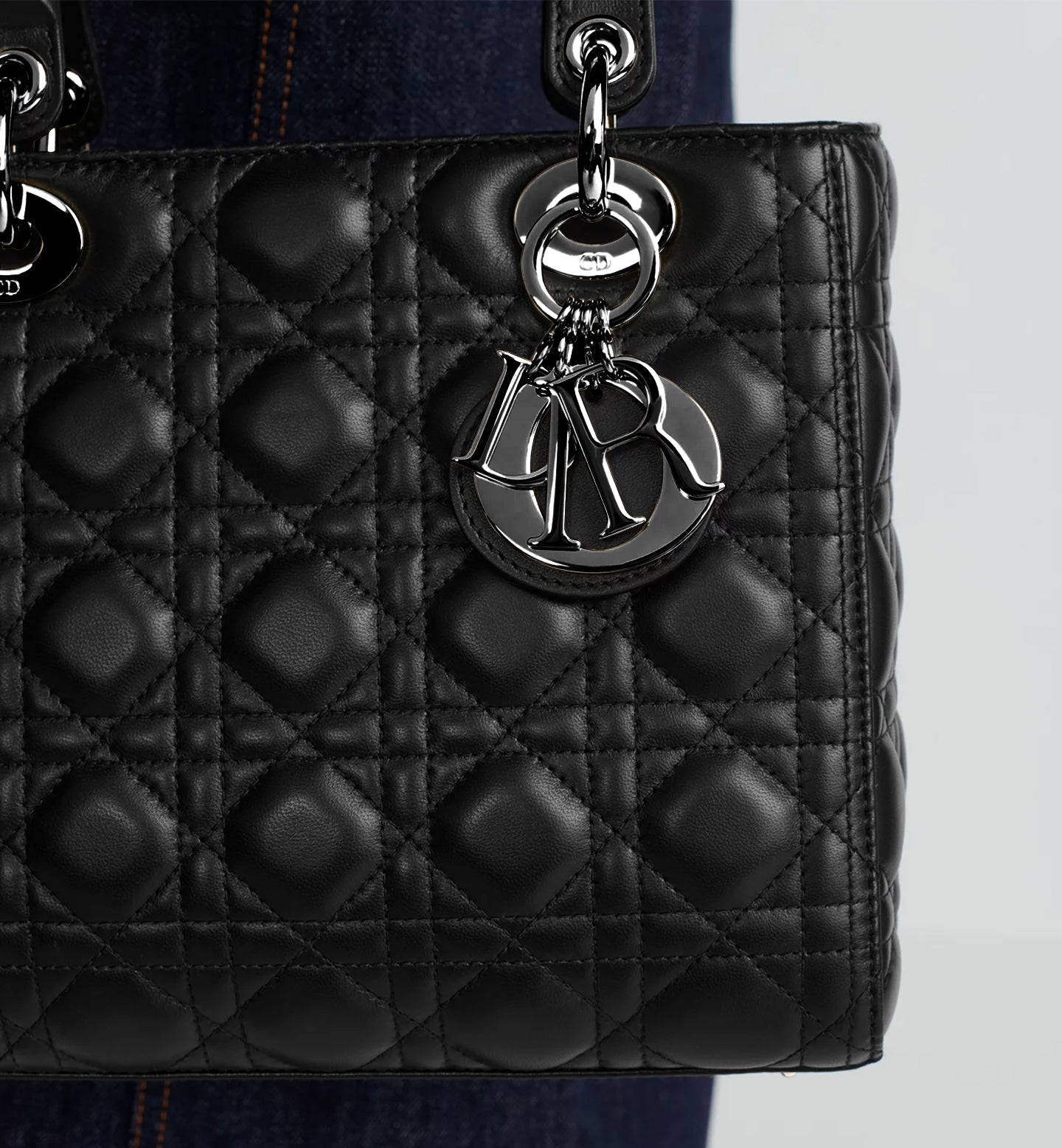 DIOR CROSSBODY BAG - BLACK - M028