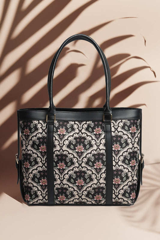 SPECTRUM FLORAL CANVAS - GRAY - M111
