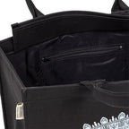 CALI FLORAL CANVAS - BLACK - M071