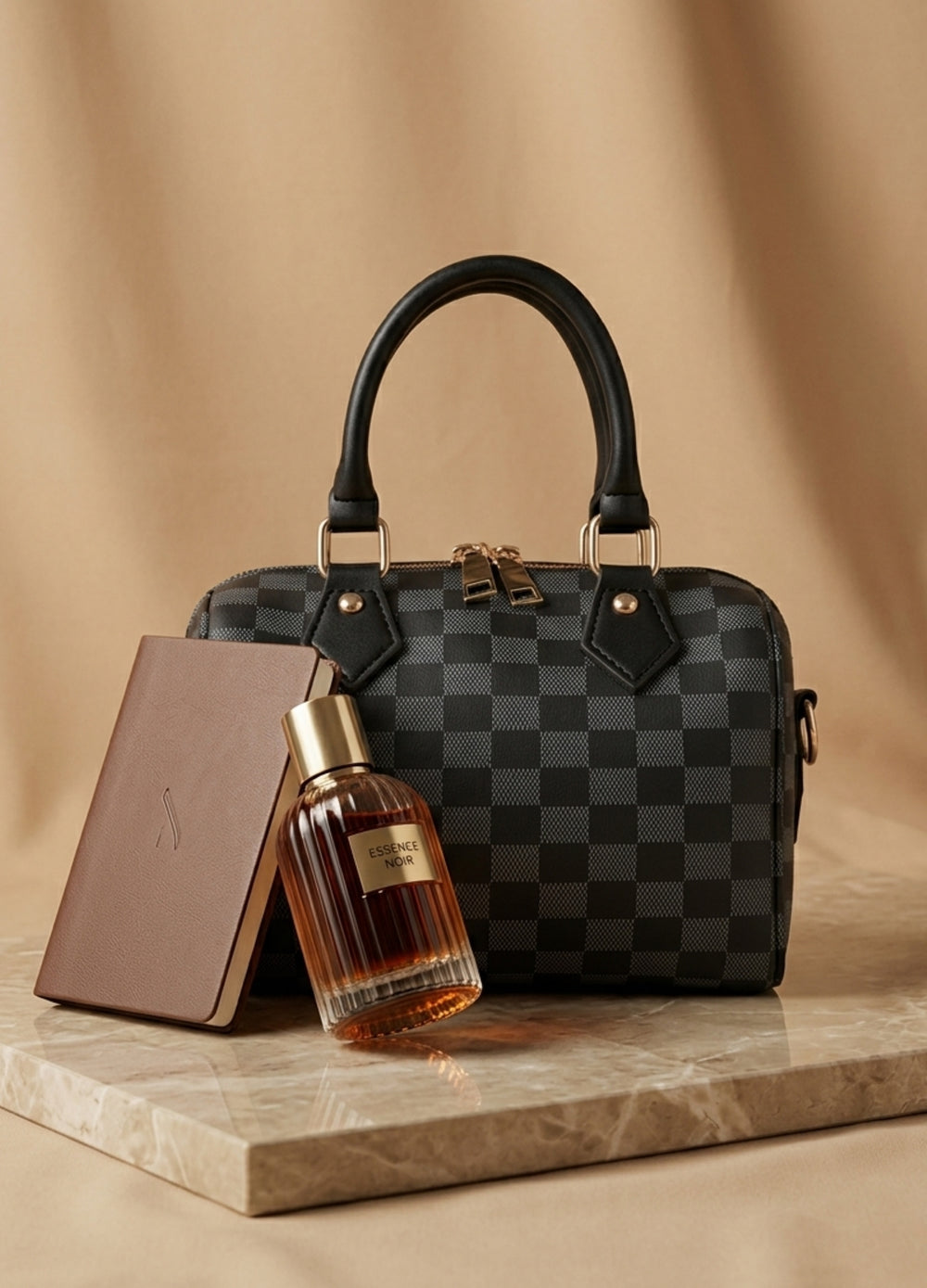 BOSTON DUFFLE BAG - BROWN - M186 