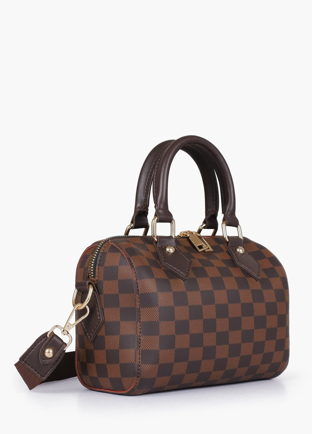 BOSTON DUFFLE BAG - BROWN - M186 