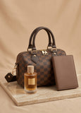 BOSTON DUFFLE BAG - BROWN - M186 