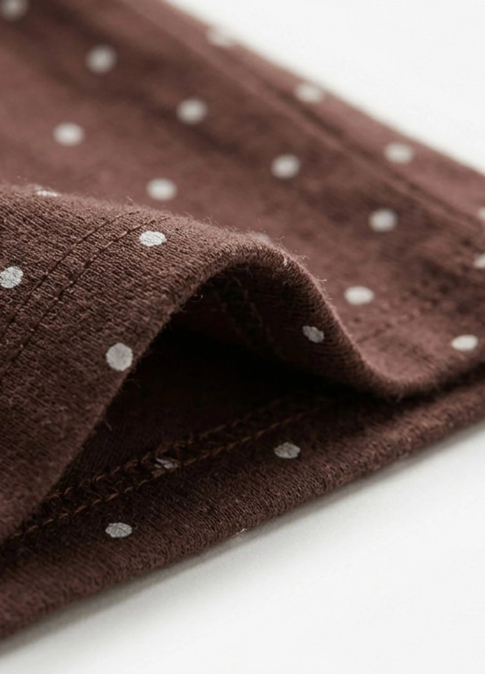 A close shot of brown color soft cotton PJ suit for women