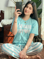 DEAR BED SUIT - BLUE - M062