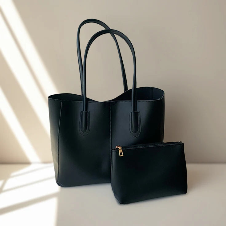 Everyday Tote Bag for Women with spacious interior and a separate pouch - WestStyle