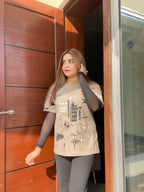 FUNCKY PLANET SUIT - BEIGE - M066