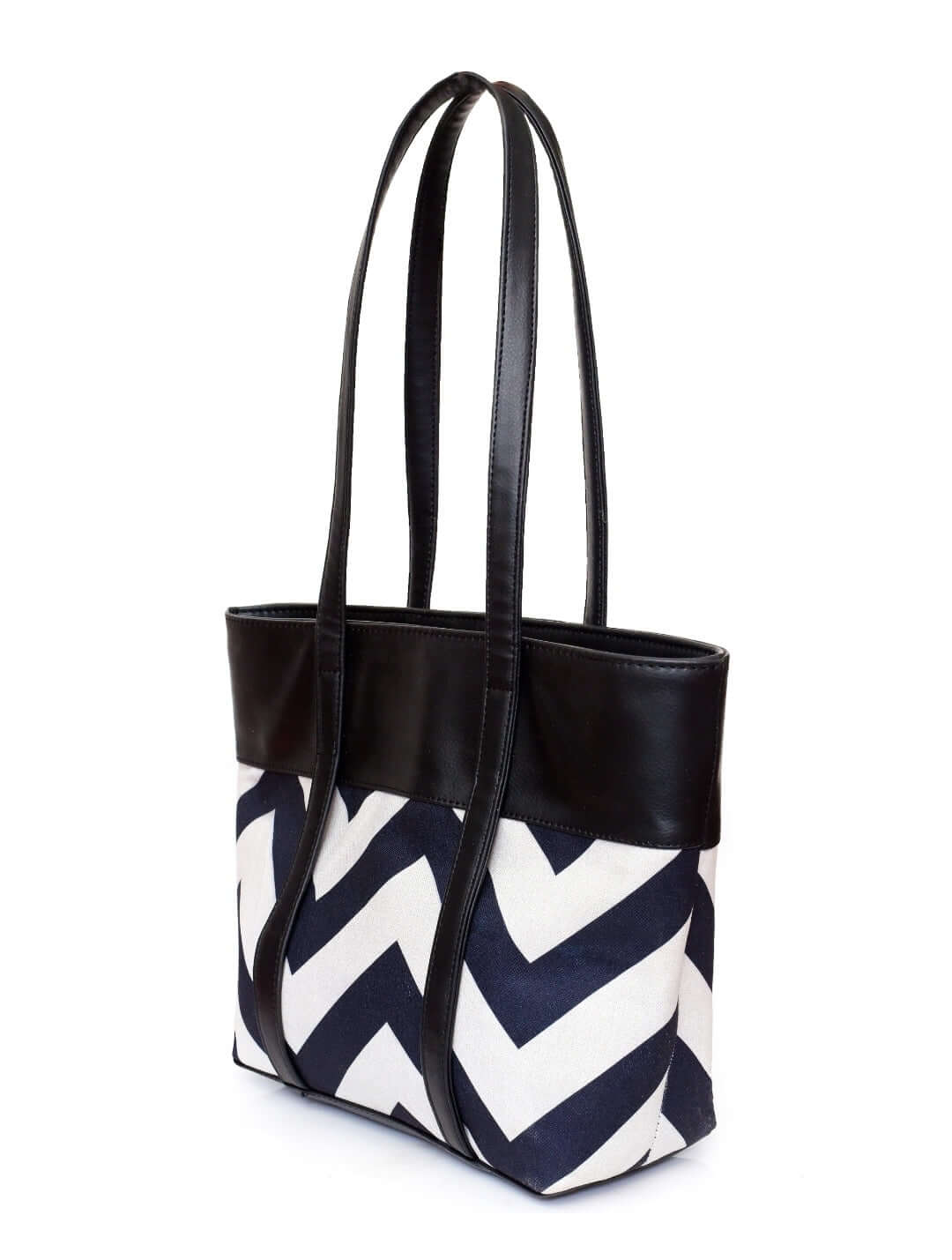 ZIGZAG TOTE - BROWN - M078