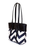 ZIGZAG SHOULDER - BLACK - M078 