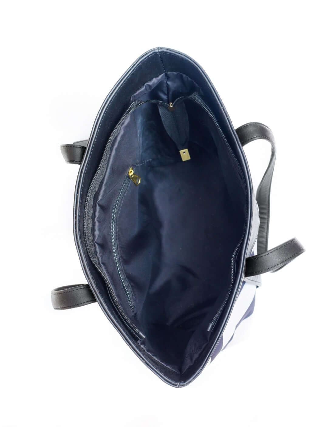 ZIGZAG TOTE - BLACK - M078