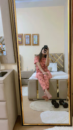 LOVE TEXT SUIT - PINK - M059