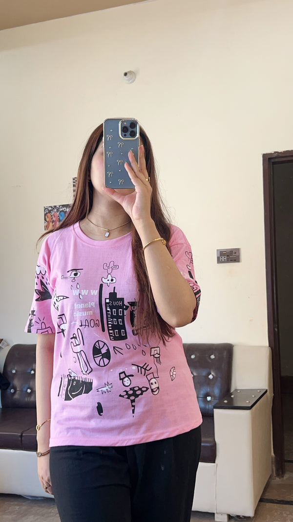 FUNCKY PLANET SUIT - PINK - M067